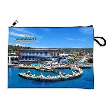 Hotel Themed Turkish Woven Wallet 215x155x8 mm