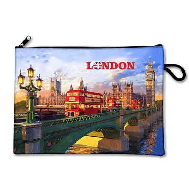 City Themed Turkish Woven Wallet 215x155x8 mm - Standart - 2