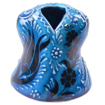 Turkish Ceramic Round Kaftan Figurine 5 Cm