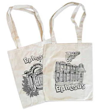 Museum Themed Customised One Colour Shopping Tote Bag 450x350 mm - Standart