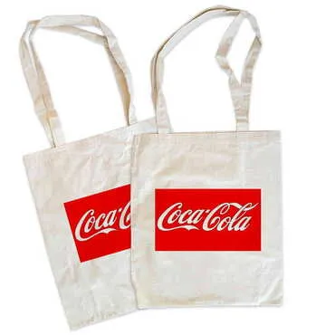 Promotional Customised One Colour Shopping Tote  Bag 450x350 mm