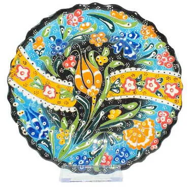 Turkish Ceramic Relief Plate 18 Cm