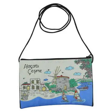 Alacati Region Themed Turkish Woven Region Purse 280x630x185 mm - Standart - 2