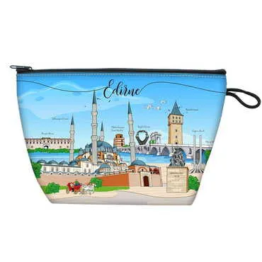 City Themed Customised PVC Hooded Purse 145x220x70 mm - Standart