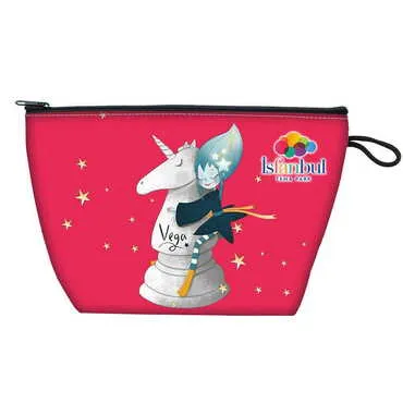 Toptan Tema Park Temalı Myros Küçük Körüklü Makyaj Çantası 145x220x70 mm - Standart - 3