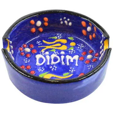 Didim Themed Turkish Ceramic B Serie Ashtray Small Size - 2
