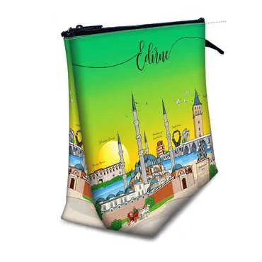 Edirne Themed Turkish PVC Hooded Purse 160x270x80 mm - Standart - 2