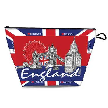 London Themed Turkish PVC Hooded Purse 160x270x80 mm - Standart - 3