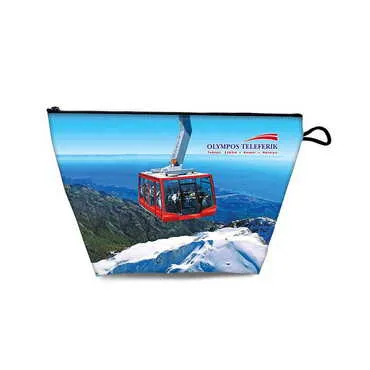 Cable Card Themed Turkish PVC Hooded Purse 160x270x80 mm - Standart - 3