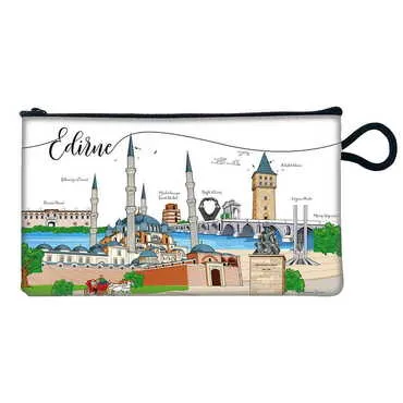 Edirne Themed Customised PVC Pencil Case Purse 210x100 mm - Standart - 2