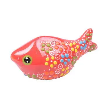 Turkish Ceramic Relief Fish Figurine Small Size