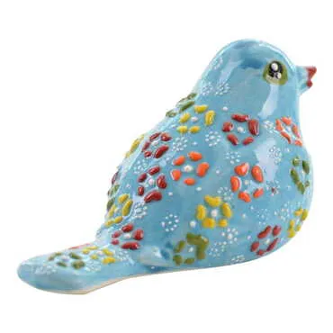 Turkish Ceramic Relief Pigeon Figurine Medium Size - 3