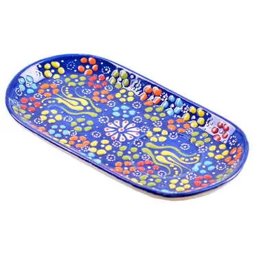 Toptan Kabartma Oval Tepsi̇