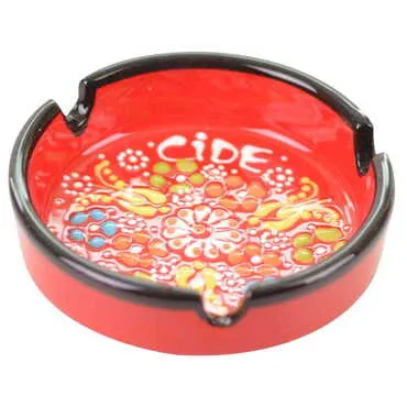 Cide Themed Turkish Ceramic Relief Ashtray Small Size - 2