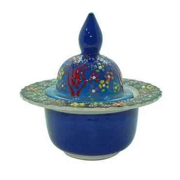 Turkish Ceramic Traditional Relief Candy Dish