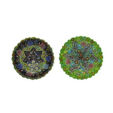 Turkish Ceramic Special Relief Plate 18 Cm