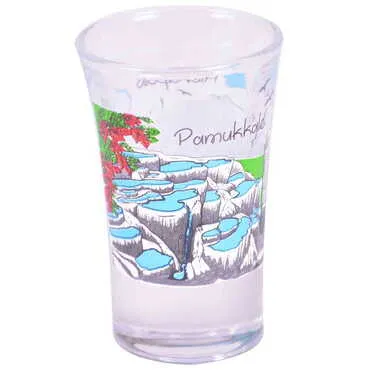 Toptan Pamukkale Temalı İkili Shot Bardak - Standart - 3