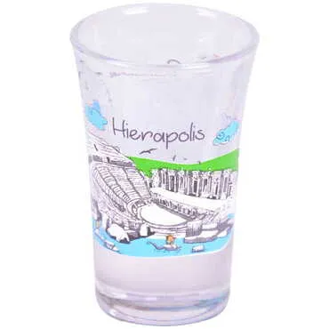 Toptan Pamukkale Temalı İkili Shot Bardak - Standart - 4