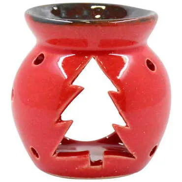 Ceramic Noel Tree Censer Candle Holder