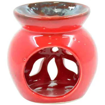 Ceramic Lotus Censer Candle Holder - 2