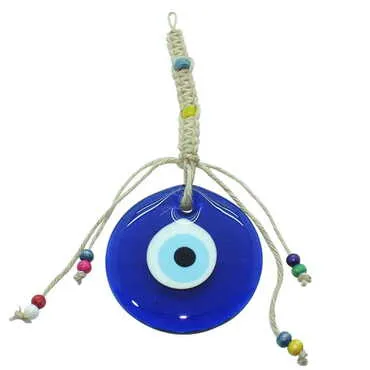 Handmade Wicker Macrame Evil Eye No: 4 100x255 mm