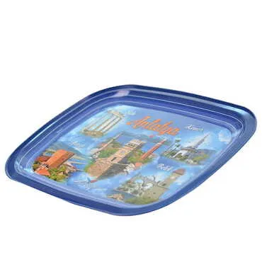 Antalya Region Themed Customised Printed Tin Serving Tray 305x235 mm - 3