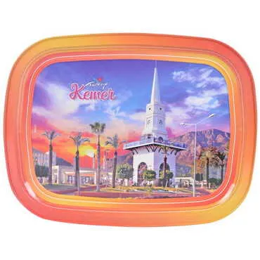Kemer Themed Customised Printed Tin Serving Tray 305x235 mm