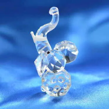 Crystal Elephant Figurine No: 1 - Standart - 2