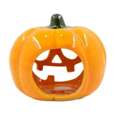 Ceramic Large Pumpkin Incense Holder Candle Holder - Standart - 2