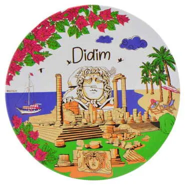 Toptan Didim Temalı Myros Metal Bardak Altlığı 90 mm - Standart - 3