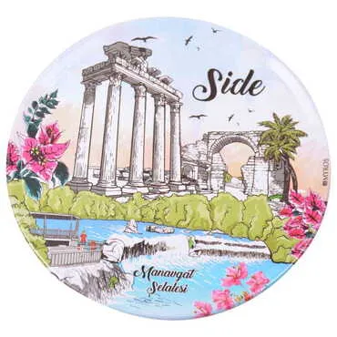 Side Themed Customised Metal Tin Coaster 90 mm - Standart - 3