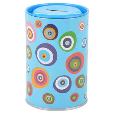 Toptan Nazar Temalı Myros Metal Kumbara Q83x125h