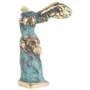 Bronze Nıke Figurine 14 cm - Standart - 2