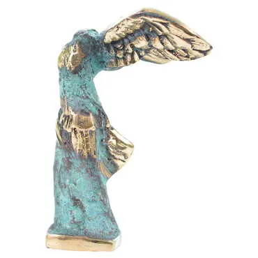 Bronze Nıke Figurine 14 cm - Standart - 3