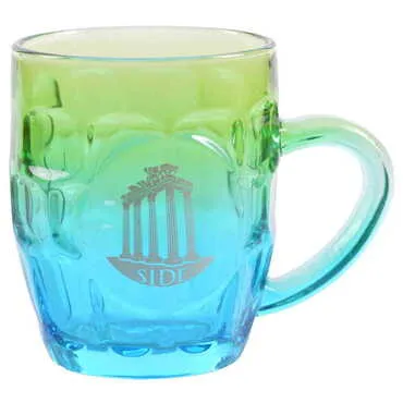 Side Themed Glass Mug