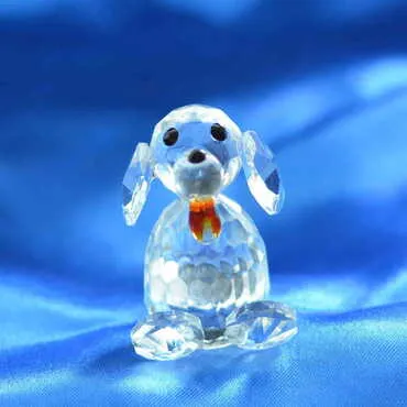 Crystal Dog Figurine No. 2