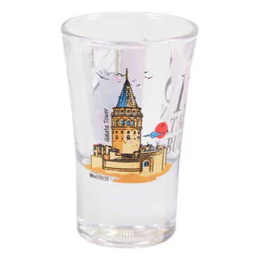 Istanbul Themed Custom Printed Shot Glass 45x70 mm - 2