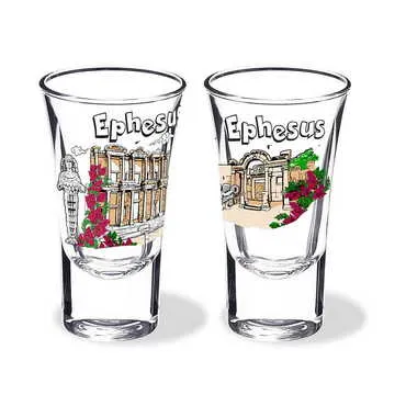 Museum Themed Custom Printed Shot Glass 45x70 mm