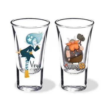 Theme Park Themed Custom Printed Shot Glass 45x70 mm