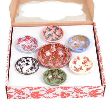 Ceramic Dalmatian Themed Bowl 7pcs 13cm-8 cm - Standart - 2