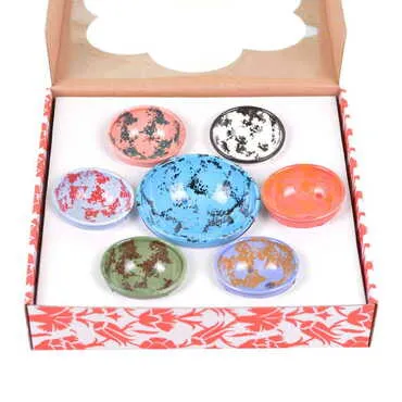 Ceramic Dalmatian Themed Bowl 7pcs 13cm-8 cm - Standart - 3
