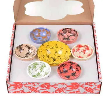 Ceramic Dalmatian Themed Bowl 7pcs 13cm-8 cm - Standart - 4