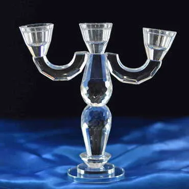 Crystal Triple Candle Holder