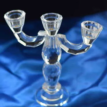 Crystal Triple Candle Holder - Standart - 2