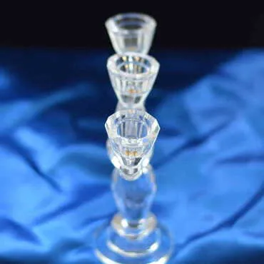 Crystal Triple Candle Holder - Standart - 3