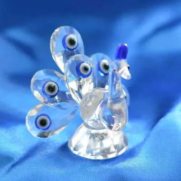 Crystal Peacock Figurine Set of 6 pcs No. 2 - Standart - 3