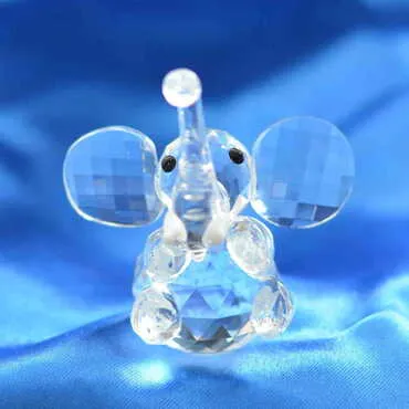 Crystal Elephant Figurine No. 2