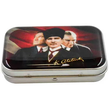 Toptan Atatürk Temalı Myros Metal Di̇ki̇ş Seti̇ 63*44*17 Mm - 3