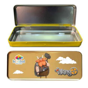 Toptan Tema Park Temalı Myros Metal Kalem Kutusu 210x80x25 mm