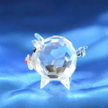 Crystal Pig Figurine - 3